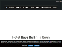 Tablet Screenshot of hausberlin-bonn.de